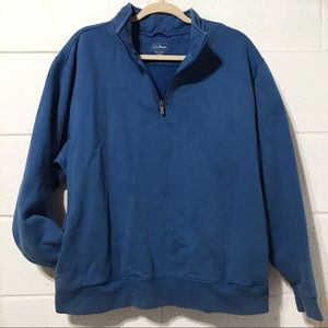 LLBean Quarter Zip Pullover